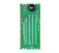 Opatiny Motherboard for Memory Slot Test Card DDR2 and DDR3 Diagnostic with LEDs for Intel for AMD CPU Board Repair Green 13.5x6x1cm