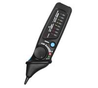 Opatiny Non-Contact Voltage Detector Tester Pen, AVD06 NCV Indicator with 3-Level Sensitivity, Sound & Light Alarm, 12-1000V AC Detection, LED Flashlight, for Electrical Safety Testing (Black)