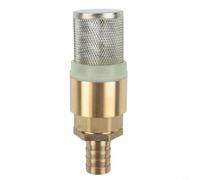 Opatiny Non-Return Foot Valve Brass Strainer Pool Accessories with Stainless Steel Screen for Garden Irrigation Hose Connection 3/4 Inch 19mm(3/4inch valves+DIA19mm)