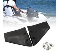 Opatiny Outboard Engine Hydrofoil for 4-50HP Motors, ABS Plastic Stabiliser with Stainless Steel Fixings, Improved Handling, Smooth Ride & Fuel Efficiency