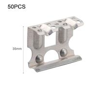 Opatiny Photovoltaic Deflector Clips for Solar Panel Frames, Aluminum Water Drain Guide, Compatible with 30/35/40/45mm Frame Height, 50 Pack