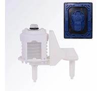 Opatiny Plastic Dual Flush Pneumatic Button Switch for Concealed Toilet Tanks, White