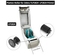 Opatiny Platen Roller Replacement 105910-150 for Zebra TLP-2824 TLP2824 Plus, Rubber Transfer Kit with Gear