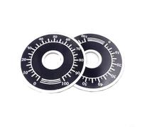 Opatiny Potentiometer for dial Knob 0-100 5pcs Aluminum Control