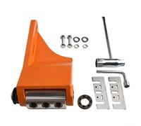 Opatiny Red Steel Chainsaw Debarker Timber Framing Tool, Wood Peeling Accessory, for Log Stripping Compatible with 325 and 38 Pitch Chain Saws
