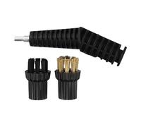 Opatiny Replacement Nozzle Brush Set with Brass & Nylon Heads Compatible with Steam Mop Accessories