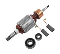 Opatiny Rotor with Bearings and Brushes Replacement for Makita HR4010C HR4001C HR4011C AC220V-240V 5-Piece Set