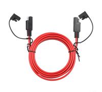 Opatiny SAE Extension Cable 2m 14AWG Weatherproof with Dust Cap for Solar for Battery Garden Power Tools