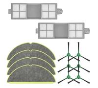 Opatiny Side Brush, HEPA Filter and Mop Cloth Replacement Kit Compatible with Roomba 205, DustCompactor and Combo Vacuum Cleaner