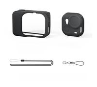 Opatiny Silicone Protective Case for Insta360 Go Ultra - Scratch Resistant Custom Fit with Lanyard, Lightweight and Portable, 2-Pack in Black/Pink/Grey