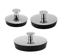 Opatiny Stainless Steel Sink Bathtub Drain Stopper for Washbasin, Kitchen, Bathroom | Rubber Seal Plug for 33-35mm/43-44mm/54-55mm Drains | Pack of 1, S/M/L