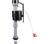 Opatiny Toilet Inlet Valve, Adjustable Height Inlet Valve For Bottom-Entry Toilets, Quiet Fill Valve For Home Bathroom & Toilet Maintenance(Red)