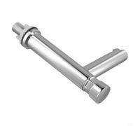 Opatiny Touch Press Basin Faucet with Time Delay Function, Stainless Steel, Water Saving Design, Silver(A)
