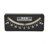 Opatiny Trail Inclinometer Pitch Slope Locator,Pitch Gauge,Level Inclinometer Angle, ABS material 7 cm for Woodworking, Construction(45-0-45)