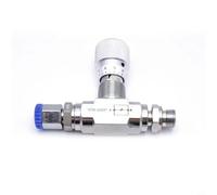 Opatiny Two-Way Throttle Valve 08L Connector, STB-G1/4 STB-G3/8 Hydraulic Flow Control Valve 5800 PSI Carbon Steel 46 GPM for Hydraulics Pneumatics Piping Systems(STB-G3/8)