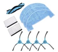 Opatiny Ultenic D10 Robot Vacuum Replacement Kit with Main Brush, Side Brushes, Filters and Mop Cloths