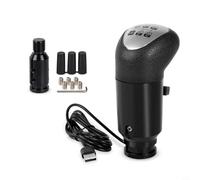 Opatiny USB Truck Simulator Shifter, 18-Speed Aluminum Alloy Shift Knob For Logitech G29 G27 G25 Gaming Wheel, And Play Shifter For ETS2 For ATS Games On PC