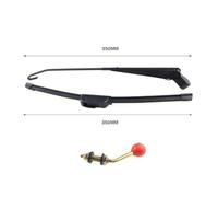 Opatiny UTV Windshield Wiper for Polaris RZR 800 900 1000 XP and Can Am Maverick X3 COMMANDER Honda Models - Manual Hand Operated, Metal Rubber Construction, 280-500mm