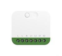 Opatiny WiFi Switch for Dual-Channel 16A Module for MINI, Matter Compatible 2-Way On/Off Controller Home Automation, White
