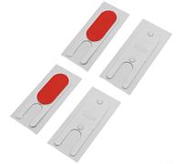 Opatiny Window Windproof Blocks, for Soft TPE Seal Strip for Sliding Tracks, Easy Install Draft Excluder for Dust and Insects, Dark Gray, 4 Pack(Light Gray)