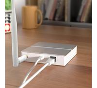 Opatiny Wired Zigbee 30 Gateway Hub with High-Gain Antenna Stable Home Integration and Device Migration