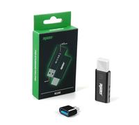 Opatiny Wireless BT 5.3 USB Adapter for Nintendo Switch, for PS4, PS5, PC, Android TV - Bluetooth Transmitter Receiver with Plug-and-Play Setup, 10m Range, Black