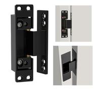 Opatiny Zinc Alloy Adjustable Concealed Hinge, Rust Invisible Door Hardware Cabinet and Furniture, Black