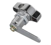 Opatiny Zinc Alloy Cabinet Cam Lock, Keyless Mechanical Security Padlock, for Furniture Hardware Mailbox Cupboard Drawer Closet Locker System, Easy Installation, Multiple Sizes, Silver Finish(30mm)