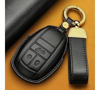 OPBVXQ Car Key Cover for Bentley Continental GT Flying Spur Bentayga, 360 Degree Car Key Case Protector Replacement Key Case Shell Key Fob Cover Duster Key Cover Car Remote Key Fob Case,A Black