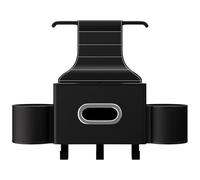 OPBVXQ Car Seat Back Organizer for Opel Olympia Ascona Calibra Grandland Chevette, PU Leather Multifunctional Storage Box, with Tissue Holder & Cup Slot and Hook, Universal Seat Hanging Storage