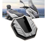 OPBVXQ Motorcycle Kickstand Pad for Ducati Streetfighter V2 2022 2023 2024 2025, Motorcycle Side Bracket Extension Plate Enlarged Foot Pad, Aluminium Side Stand Extension Plate Antislip Base