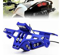 OPBVXQ Motorcycle Licence Plate Holder for Yamaha Majesty 400 2004-2016, Motorcycle License Plate Bracket Tail Tidy Fender Eliminator Kit, Adjustable Rear Number Plate Mount,C Blue