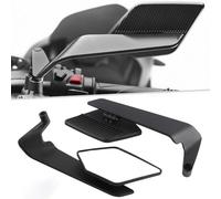 OPBVXQ Motorcycle Rear View Wing Mirrors for Suzuki AX4 Evolution 2023, Adjustable Rotating Side Mirror Wind Wing, Modified Motorbike Side Mirrors, Motorcycle Bar End Mirrors