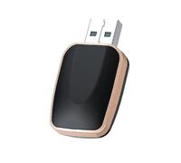 OPBVXQ Wireless Carplay Adapter for Hyundai Bayon 2021 2022 2023 2024, Mini Carplay Wireless Adapter, Convert Wired to Wireless CarPlay Adapter, Plug & Play CarPlay Wireless Dongle,B Gold