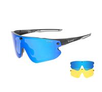 OPC All Round Morpho Sunglasses - Matt Black/Green/Yellow Set