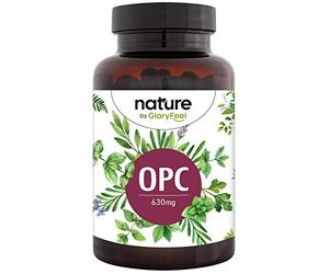 OPC Grape Seed Extract Supplement - Highest HPLC OPC Content - 1.050mg Extract with 630mg Pure OPC per Day - from French Grapes - 180 Vegan Capsules Laboratory Tested Made in Germany