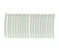 Opdestn Car Wheel Stickers - Car Tire Warning Stickers Decal Reflective Rim Strips,Anti-Scratch Tire Sticker Bicycles Decoration Decals Strip for Cars Motorcycle