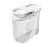 Opdestn Cat Food Storage Container, Airtight Pet Food Storage Containers, 2L Organizer Bin with Lid for Home Apartment Pantry Snack Nut Cat Treats Rice Cereal Flour Pasta Sugar