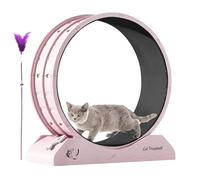 Opdestn Cat Running Wheel, Kitten Treadmill for Fitness, Running Wheel for Indoor Cats Weight Loss, Kitten Treadmill with Low Noise