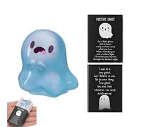 Opdestn Glow In The Dark Ghost Halloween | Cute Glowing In The Dark Miniature Ghost Statue for Outdoor - Holiday Atmosphere Props for Desks Bedrooms Living Rooms Bookshelves Fireplaces Festival