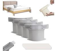 Opdestn Lock Sheet Holders, 4PCS Bed Sheet Holder Fitted Sheet Straps/Holders Keep Sheets Firm & Tight, Heavy Duty Bed Sheet Holder Corner Fitted Sheet Straps Fit All Mattress Size (White)