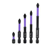 Opdestn Magnetic Drill Bit Set | High Magnetic Screwdriver Drill Bit Set,5 Piece Anti Slip Metal Accessories for Power Tool Wrench Extension Socket Drilling Electric Nut Security