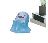 Opdestn Miniature Ghost Figurines - Cute Glowing In The Dark Miniature Ghost Statue for Outdoor | Holiday Atmosphere Props for Desks Bedrooms Living Rooms Bookshelves Fireplaces Festival