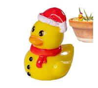 Opdestn Small Ducks | Christmas Miniature Duck Figurines,Animals Figures Stocking Stuffers for Garden Classroom Bathroom Cake Decoration Pool Collection