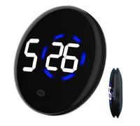 Opdestn Stick on Clock | Digital Screen Kitchen Timer - Waterproof Stick on Auto Driving Timer for Car Truck RV Boat Home Kitchen Bathroom Bedroom