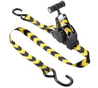Opdestn Tie Down Straps Ratchet - Auto Self Retracting Trailer Tie Down,Retractable Buckle with Safety Lock, Heavy Duty Rope Moving Car Accessories for Vehicles Boat Truck Motorbike Trailer
