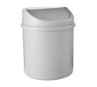 Opdestn Tiny Trash Can with Lid Small Garbage Can, Tiny Trash Bin, Swing-Lid Tiny Countertops Wastebasket, Counter Garbage Lint Bin for Bathroom, Offices, Kitchen, Desk