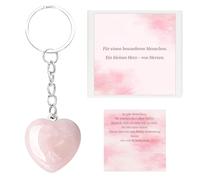 OPEIXSAYKOC Handmade gift box with heart stone, lucky charm gift, heart stone gift for christening, communion, school enrolment, souvenir, Christmas, New Year's Eve, no, marble, No