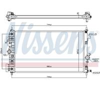 NISSENS 606049 Engine radiator