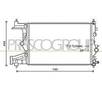 PRASCO DW040R002 Engine radiator